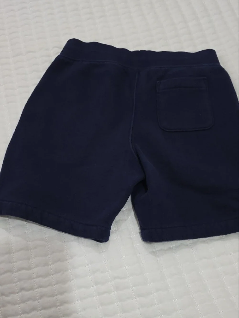 Ralph Lauren Navy Kids Shorts with Multicolor Polo Logo